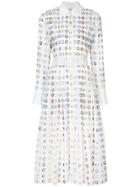 Rosie Assoulin Printed Cameo Dress - White