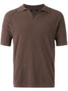 Roberto Collina - Classic Shirt - Men - Cotton/polyamide - 48, Brown, Cotton/polyamide