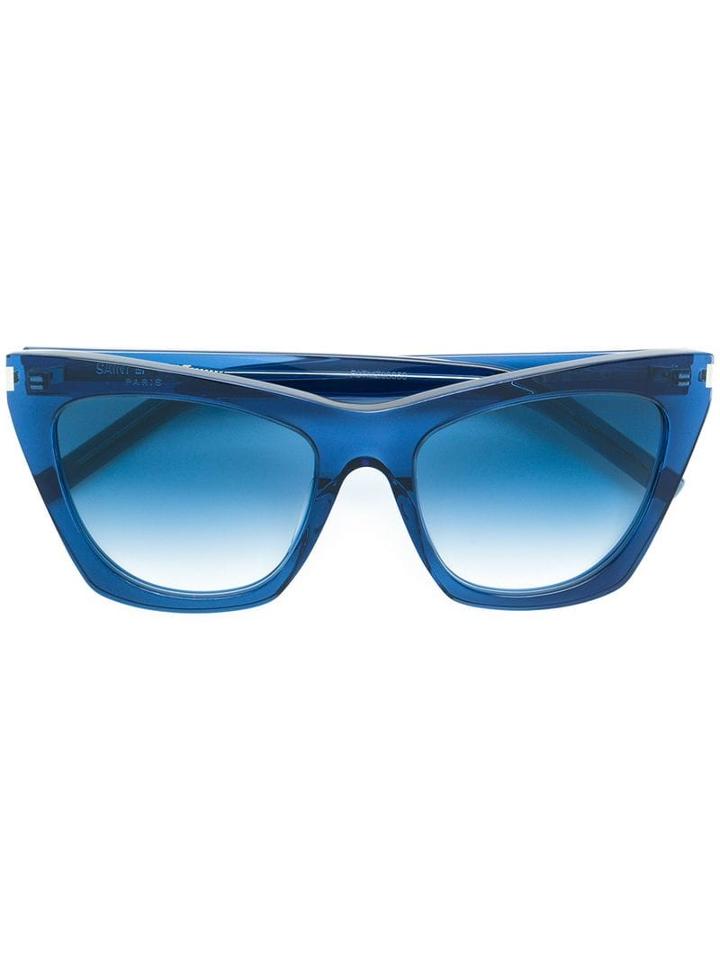 Saint Laurent Eyewear Kate Sunglasses - Blue