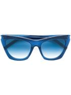 Saint Laurent Eyewear Kate Sunglasses - Blue