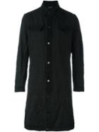 Andrea Ya'aqov Corduroy Detail Work Coat, Men's, Size: Medium, Black, Cotton