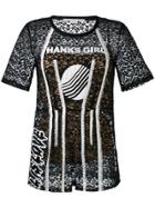 Stella Mccartney Embroidered Lace T-shirt - Black