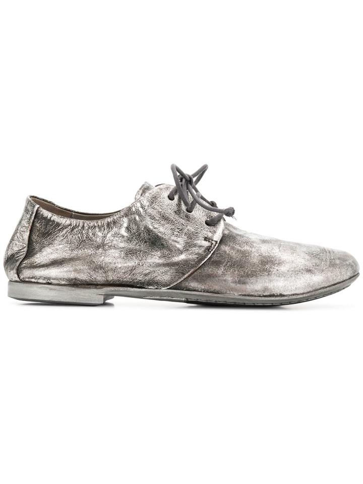 Marsèll Distressed Lace-up Shoes - Silver