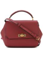 Bally Top Handle Crossbody Bag, Women's, Red, Leather