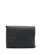 Bottega Veneta Interwoven Clutch Bag - Black