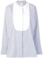Stella Mccartney Striped Contrast Panel Shirt - White