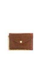 Miu Miu Crocodile Effect Envelope Purse - Brown