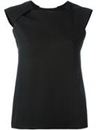 Maison Margiela Pleat Detail Tank Top - Black