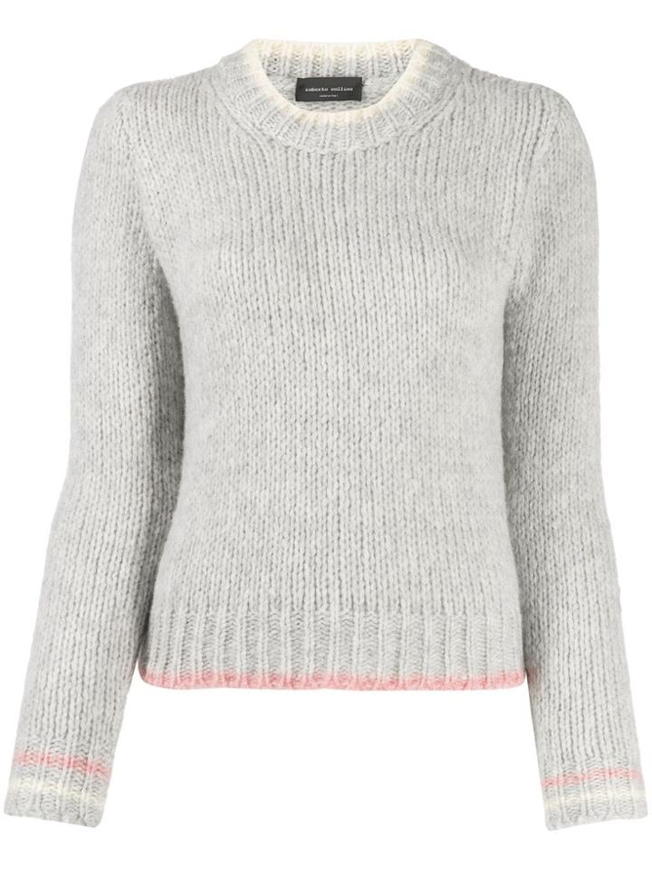 Roberto Collina Crew-neck Cashmere Sweater - Grey