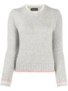 Roberto Collina Crew-neck Cashmere Sweater - Grey