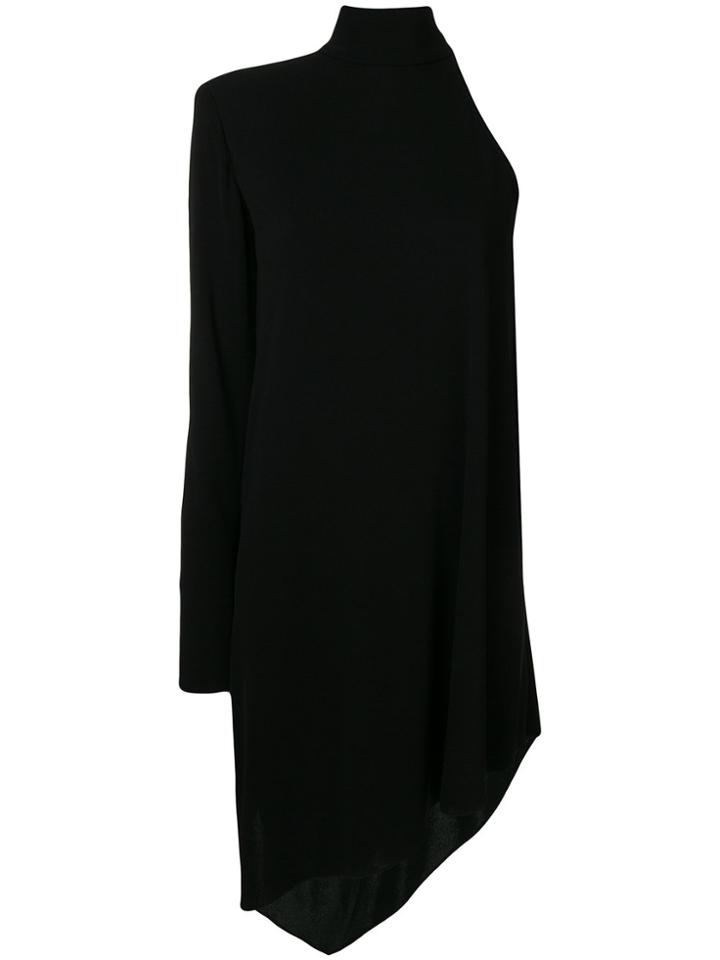 Tom Ford One Shoulder Asymmetric Dress - Black