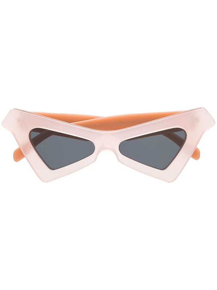 Marni Pointed Cat Eye Sunglasses - Neutrals
