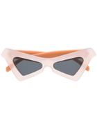 Marni Pointed Cat Eye Sunglasses - Neutrals