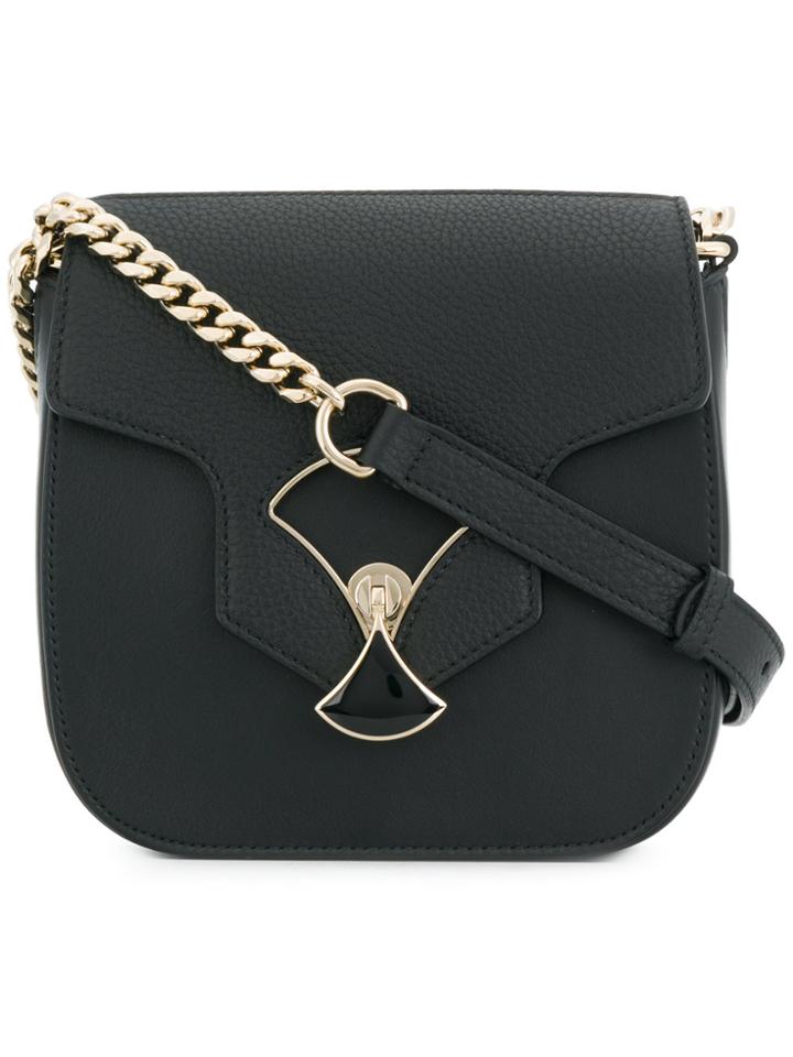 Bulgari Chain Shoulder Bag - Black