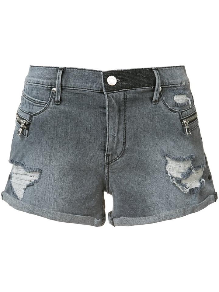 Rta Denim Shorts, Women's, Size: 25, Grey, Cotton/spandex/elastane