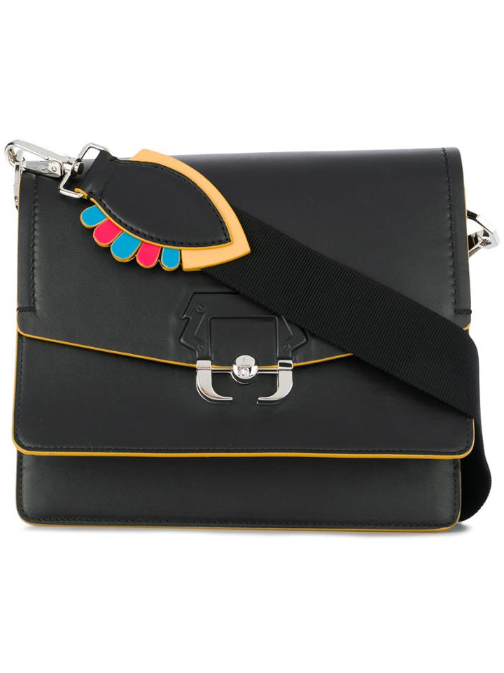 Paula Cademartori Flap Shoulder Bag - Black