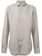 Glanshirt - Classic Shirt - Men - Linen/flax - 42, Nude/neutrals, Linen/flax