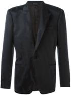 Alexander Mcqueen Jacquard Blazer, Men's, Size: 54, Black, Viscose/polyester/wool