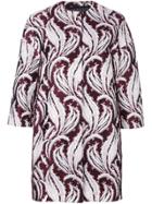 Giambattista Valli Abstract Jacquard Pattern Jacket - Pink & Purple