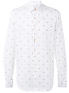 Paul Smith Peace Embroidered Shirt - White
