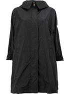 Moncler Hooded Mid-length Coat - Black