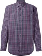 Brioni Checked Shirt, Men's, Size: Xl, Cotton