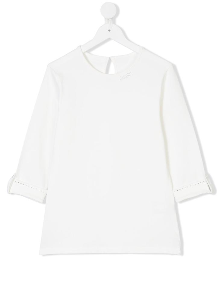 Lapin House Embellished Top - White