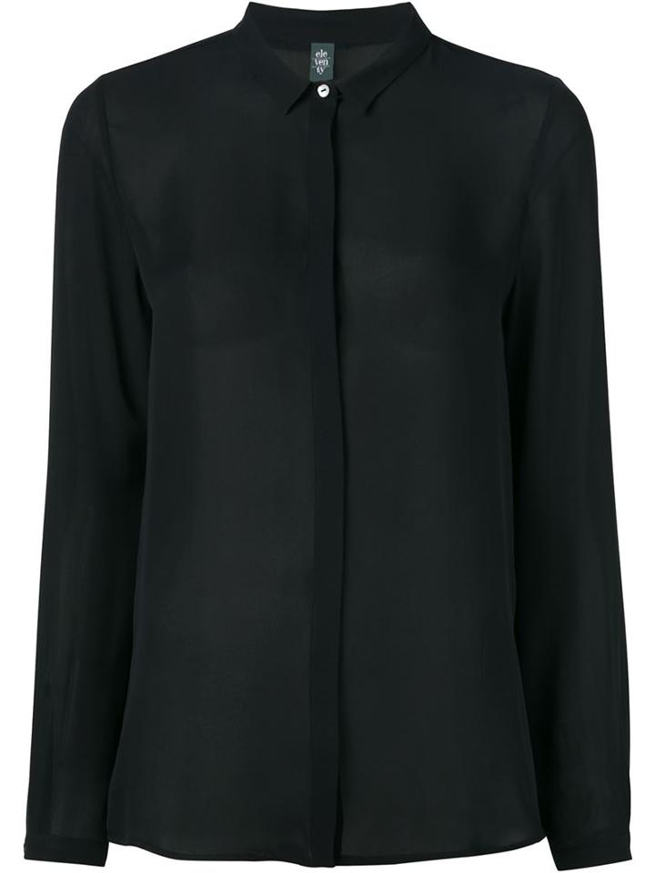 Eleventy Hidden Button Shirt
