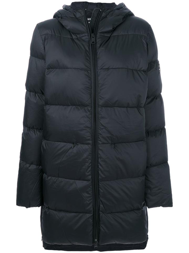 Ecoalf Hooded Puffer Jacket - Black