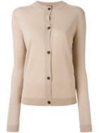 Jil Sander Navy Classic Cardigan, Women's, Size: Medium, Nude/neutrals, Wool