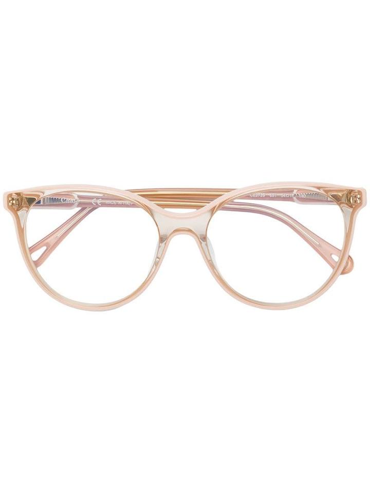 Chloé Eyewear Cat Eye Frames - Pink