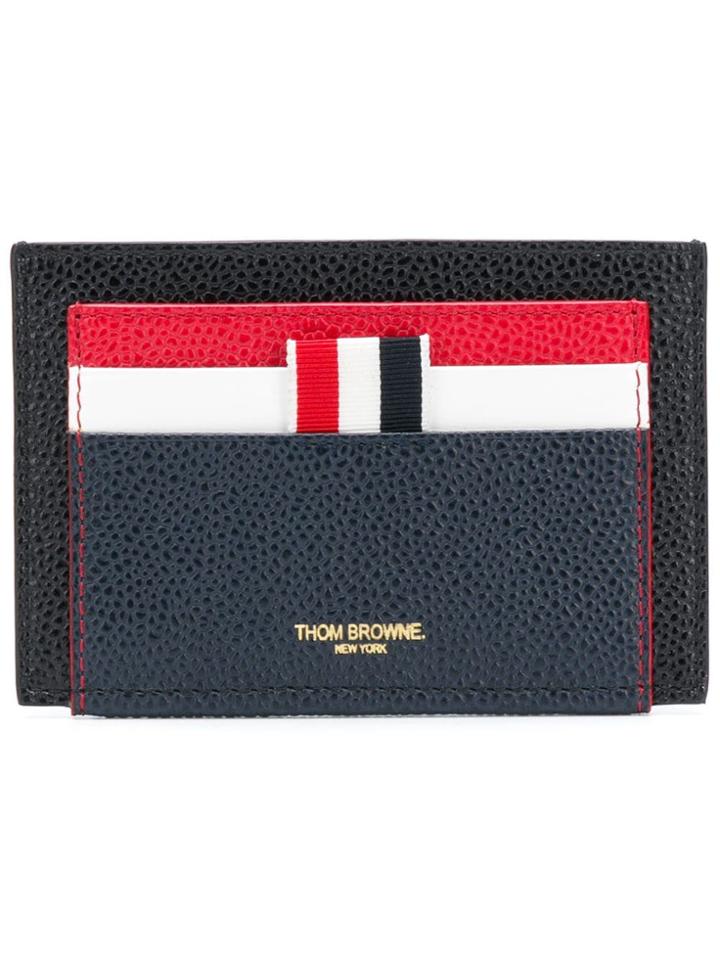 Thom Browne Pocket Insert Fun-mix Cardholder - Blue