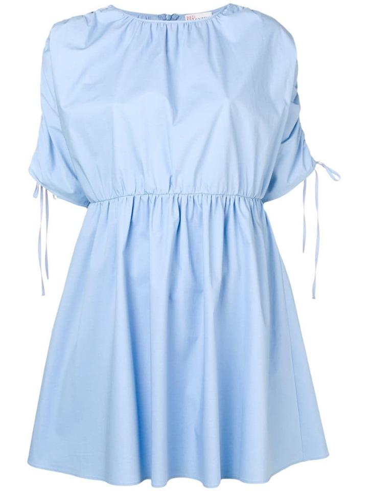 Red Valentino Lace Sleeve Mini Dress - Blue