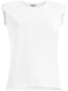 Natasha Zinko Rolled Up Sleeves T-shirt - White