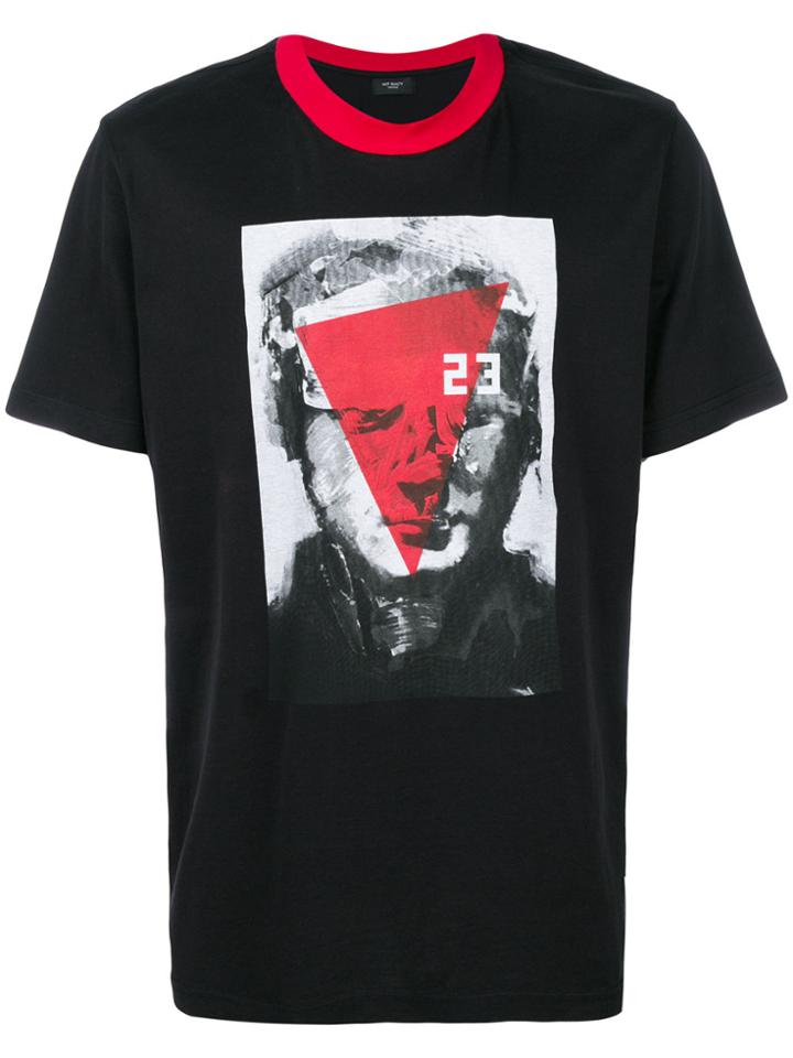 Not Guilty Homme Abstract T-shirt - Black