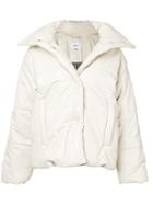 Nanushka Concealed Front Jacket - Nude & Neutrals