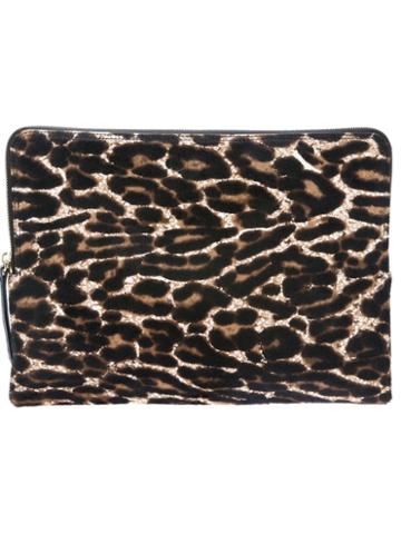 Lanvin Leopard Print Clutch