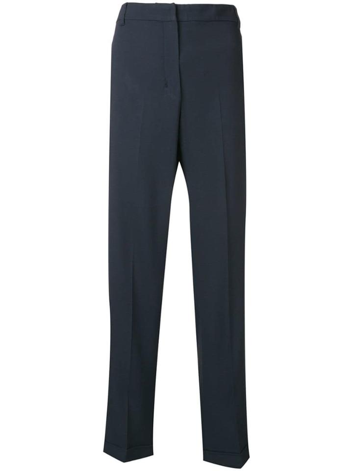 's Max Mara Slit Cuff Trousers - Blue