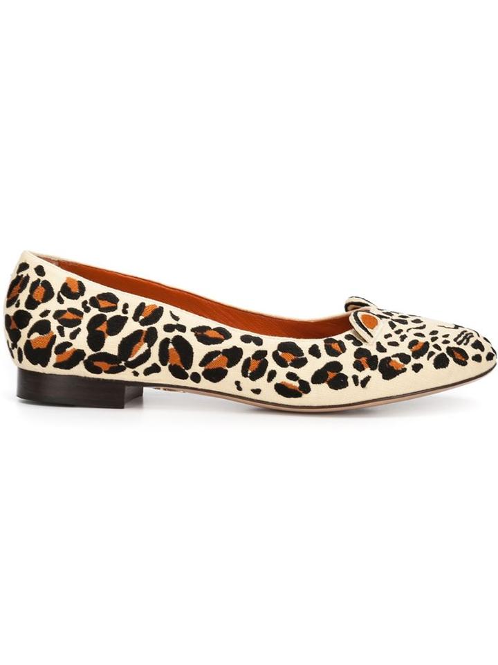 Charlotte Olympia 'feral' Ballerinas