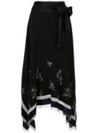 3.1 Phillip Lim Embellished Asymmetrical Skirt - Blue