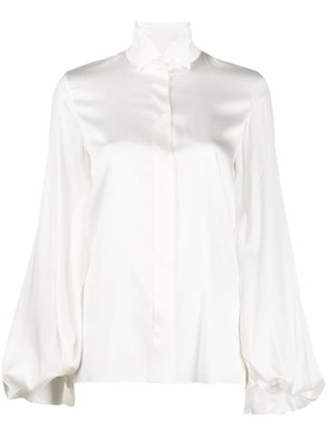 Alexandre Vauthier Billow Sleeve Shirt - Neutrals