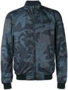 Woolrich - Camouflage Reversible Bomber Jacket - Men - Polyamide/polyester - Xl, Grey, Polyamide/polyester