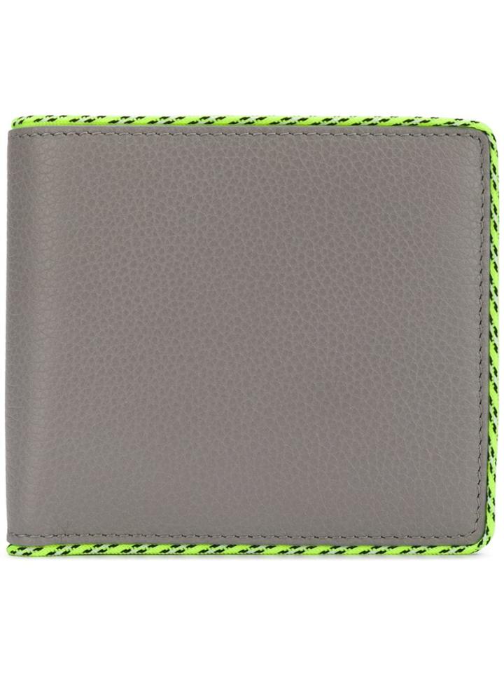 Maison Margiela Rope Trimmed Wallet - Grey