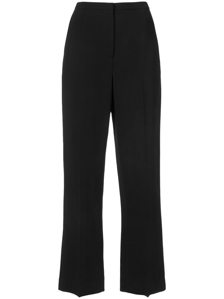 Rosetta Getty - Straight-leg Trousers - Women - Spandex/elastane/viscose - 4, Black, Spandex/elastane/viscose
