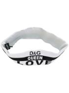 Dolce & Gabbana Elasticated Headband - White