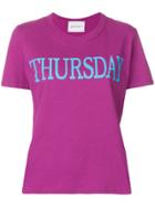 Alberta Ferretti Thursday T-shirt - Pink & Purple