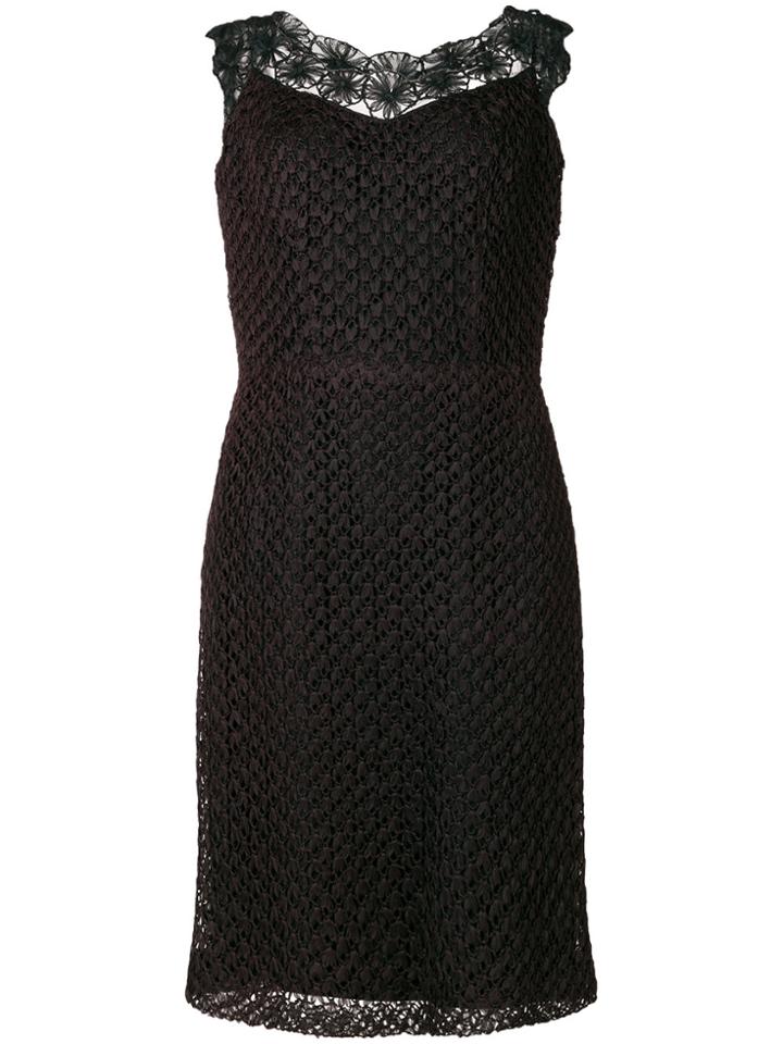 William Vintage Ribbon Lattice Dress - Pink & Purple