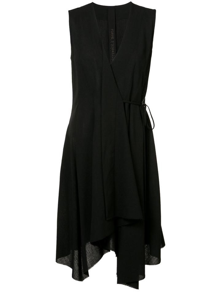 Forme D'expression - Jama Wrap Dress - Women - Wool - 38, Black, Wool