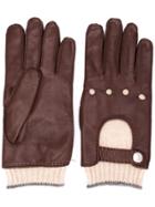 Brunello Cucinelli Layered Gloves - Brown