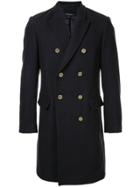 3.1 Phillip Lim Double Breasted Coat - Black